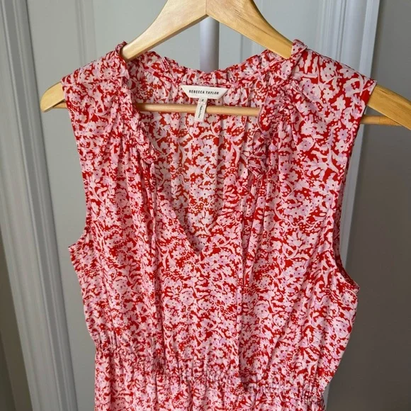 Rebecca Taylor Sleeveless Provence Block Dress - Picture 6 of 9